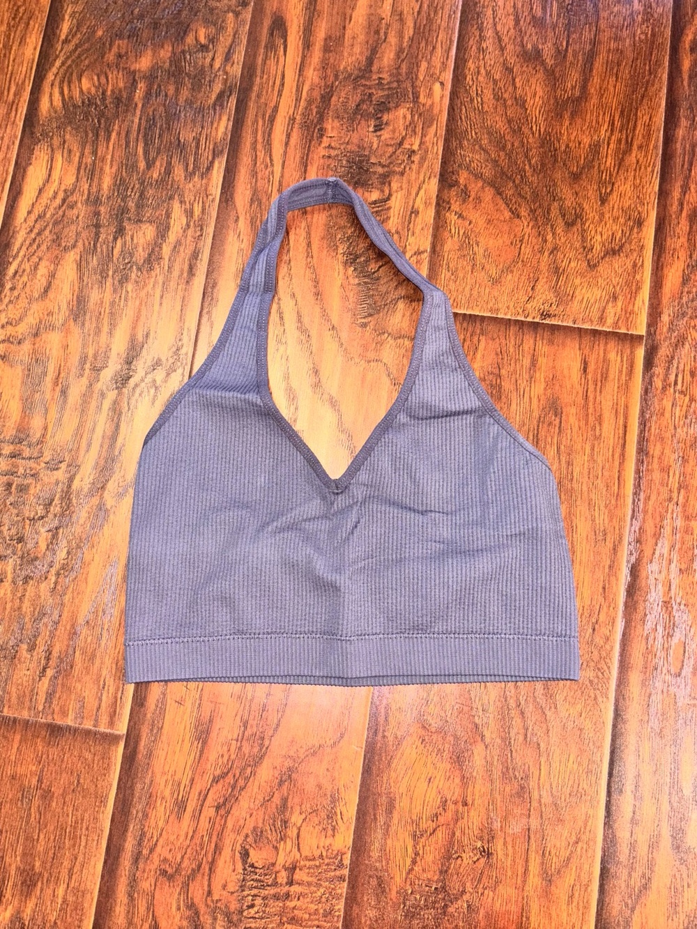 Garage Ribbed Halter Top